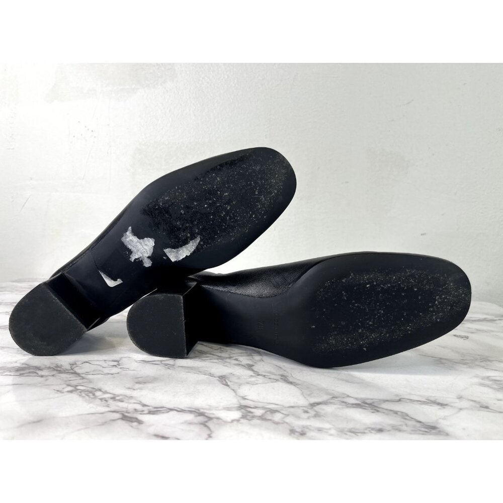 Everlane Women's Black The Italian Leather Day Heel Sz 7.5 - Picture 9 of 9